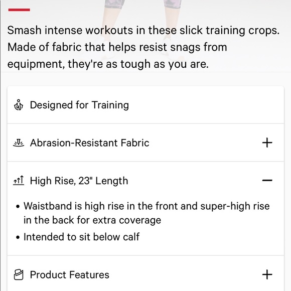 Lululemon Power Thru Hi Rise Crop Leggings Tie Dye - Picture 6 of 7